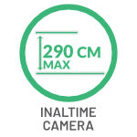 Inaltimea maxima a camerei pentru montaj a scari de pod TFL: 290cm